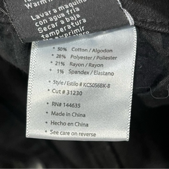 KanCan Hazy Mid Rise Distressed Skinny Jeans Black Stretch Pocketd Womens 2XL - Picture 8 of 9